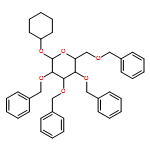 β-D-Glucopyranoside, cyclohexyl 2,3,4,6-tetrakis-O-(phenylmethyl)- 