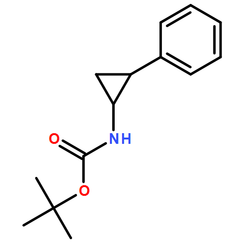 Carbamic acid, N-[(1R,2S)-2-phenylcyclopropyl]-, 1,1-dimethylethyl ester, rel- 