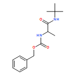 Carbamic acid, [(1S)-2-[(1,1-dimethylethyl)amino]-1-methyl-2-oxoethyl]-, phenylmethyl ester (9CI) 