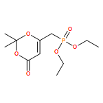 Phosphonic acid, P-[(2,2-dimethyl-4-oxo-4H-1,3-dioxin-6-yl)methyl]-, diethyl ester 