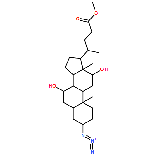 Cholan-24-oic acid, 3-azido-7,12-dihydroxy-, methyl ester, (3α,5β,7α,12α)- 