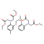 Glycine, N-[2-[2-[2-[bis(2-ethoxy-2-oxoethyl)amino]-5-methylphenoxy]ethoxy]phenyl]-N-(2-ethoxy-2-oxoethyl)-, ethyl ester 