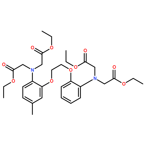 Glycine, N-[2-[2-[2-[bis(2-ethoxy-2-oxoethyl)amino]-5-methylphenoxy]ethoxy]phenyl]-N-(2-ethoxy-2-oxoethyl)-, ethyl ester 