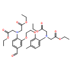 Glycine, N-[2-[2-[2-[bis(2-ethoxy-2-oxoethyl)amino]-5-formylphenoxy]ethoxy]-4-methylphenyl]-N-(2-ethoxy-2-oxoethyl)-, ethyl ester 