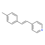 Pyridine, 4-[(1E)-2-(4-methylphenyl)ethenyl]- 