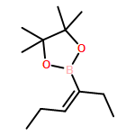 1,3,2-Dioxaborolane, 2-[(1Z)-1-ethyl-1-buten-1-yl]-4,4,5,5-tetramethyl- 