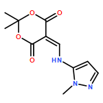 1,3-Dioxane-4,6-dione, 2,2-dimethyl-5-[[(1-methyl-1H-pyrazol-5-yl)amino]methylene]- 