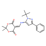 1,3-Dioxane-4,6-dione, 5-[[[1-(1,1-dimethylethyl)-3-phenyl-1H-pyrazol-5-yl]amino]methylene]-2,2-dimethyl- 