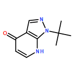 4H-Pyrazolo[3,4-b]pyridin-4-one, 1-(1,1-dimethylethyl)-1,7-dihydro- 