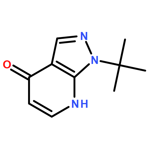 4H-Pyrazolo[3,4-b]pyridin-4-one, 1-(1,1-dimethylethyl)-1,7-dihydro- 