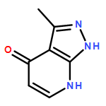 4H-Pyrazolo[3,4-b]pyridin-4-one, 1,7-dihydro-3-methyl- 