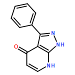 4H-Pyrazolo[3,4-b]pyridin-4-one, 1,7-dihydro-3-phenyl- 