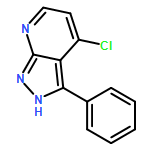 1H-Pyrazolo[3,4-b]pyridine, 4-chloro-3-phenyl- 