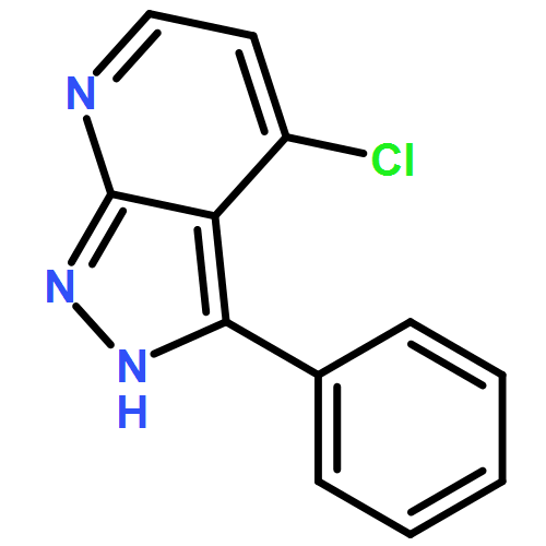 1H-Pyrazolo[3,4-b]pyridine, 4-chloro-3-phenyl- 