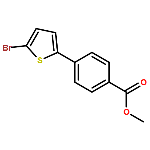 Benzoic acid, 4-(5-bromo-2-thienyl)-, methyl ester 