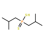 Phosphinodithioic acid, P,P-bis(2-methylpropyl)- 