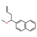 Naphthalene, 2-(1-methoxy-3-buten-1-yl)- 