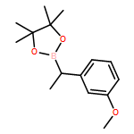 1,3,2-Dioxaborolane, 2-[1-(3-methoxyphenyl)ethyl]-4,4,5,5-tetramethyl- 