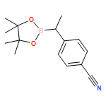 Benzonitrile, 4-[1-(4,4,5,5-tetramethyl-1,3,2-dioxaborolan-2-yl)ethyl]- 