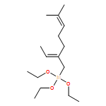 Silane, triethoxy(2-ethylidene-6-methyl-5-heptenyl)-, (Z)- (9CI) 