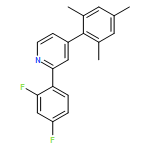 Pyridine, 2-(2,4-difluorophenyl)-4-(2,4,6-trimethylphenyl)- 