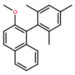 Naphthalene, 2-methoxy-1-(2,4,6-trimethylphenyl)- 