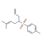 Benzenesulfonamide, 4-methyl-N-(3-methyl-2-buten-1-yl)-N-2-propen-1-yl- 