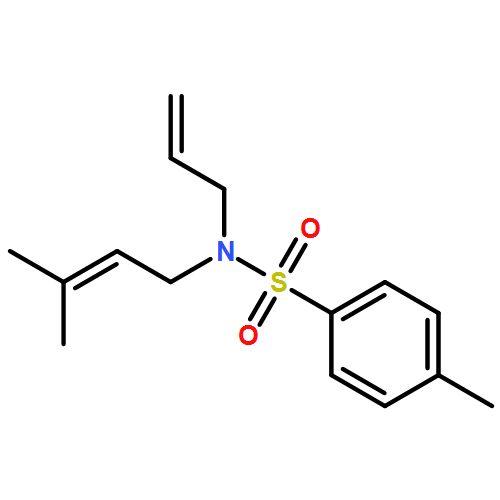 Benzenesulfonamide, 4-methyl-N-(3-methyl-2-buten-1-yl)-N-2-propen-1-yl- 