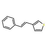 Thiophene, 3-(2-phenylethenyl)- 