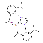 Copper, [1,3-bis[2,6-bis(1-methylethyl)phenyl]-1,3-dihydro-2H-imidazol-2-ylidene]bromo- 