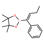 1,3,2-Dioxaborolane, 4,4,5,5-tetramethyl-2-[(1Z)-1-phenyl-1-buten-1-yl]- 