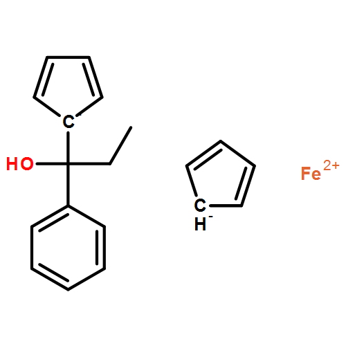 Ferrocene, (1-hydroxy-1-phenylpropyl)- 