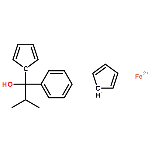 Ferrocene, (1-hydroxy-2-methyl-1-phenylpropyl)- (9CI) 