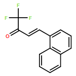 3-Buten-2-one, 1,1,1-trifluoro-4-(1-naphthalenyl)-, (3E)- 