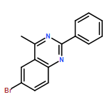 Quinazoline, 6-bromo-4-methyl-2-phenyl- 