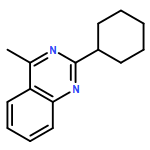 Quinazoline, 2-cyclohexyl-4-methyl- 