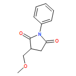 2,5-Pyrrolidinedione, 3-(methoxymethyl)-1-phenyl- 