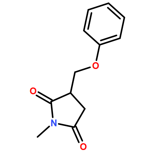 2,5-Pyrrolidinedione, 1-methyl-3-(phenoxymethyl)- 