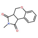 [1]Benzopyrano[3,4-c]pyrrole-1,3(2H,4H)-dione, 3a,9b-dihydro-2-methyl-, (3aR,9bS)-rel- 