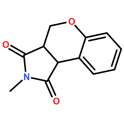 [1]Benzopyrano[3,4-c]pyrrole-1,3(2H,4H)-dione, 3a,9b-dihydro-2-methyl-, (3aR,9bS)-rel- 