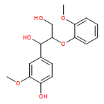 1,3-Propanediol, 1-(4-hydroxy-3-methoxyphenyl)-2-(2-methoxyphenoxy)-, (1R,2R)-rel- 