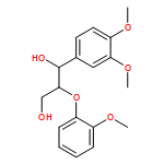 1,3-Propanediol, 1-(3,4-dimethoxyphenyl)-2-(2-methoxyphenoxy)-, (1R,2S)-rel- 