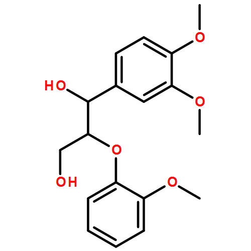 1,3-Propanediol, 1-(3,4-dimethoxyphenyl)-2-(2-methoxyphenoxy)-, (1R,2S)-rel- 