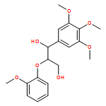 1,3-Propanediol, 2-(2-methoxyphenoxy)-1-(3,4,5-trimethoxyphenyl)-, (1R,2R)-rel- 