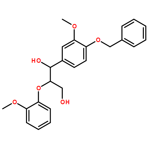 1,3-Propanediol, 2-(2-methoxyphenoxy)-1-[3-methoxy-4-(phenylmethoxy)phenyl]-, (R*,R*)- (9CI) 