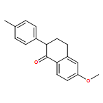 1(2H)-Naphthalenone, 3,4-dihydro-6-methoxy-2-(4-methylphenyl)- 