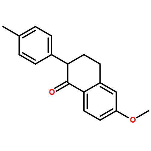 1(2H)-Naphthalenone, 3,4-dihydro-6-methoxy-2-(4-methylphenyl)- 