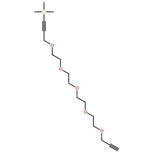 6,9,12,15,18-Pentaoxa-2-silaheneicosa-3,20-diyne, 2,2-dimethyl- 