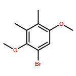 Benzene, 1-bromo-2,5-dimethoxy-3,4-dimethyl- 