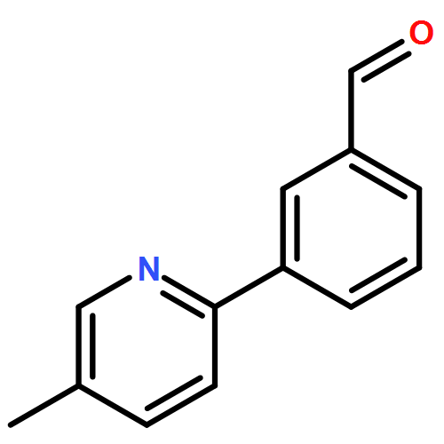 Benzaldehyde, 3-(5-methyl-2-pyridinyl)- 